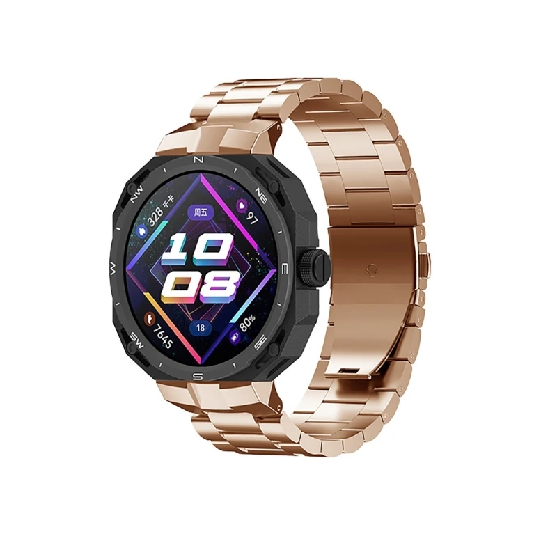 Pulsera de acero inoxidable para Huawei watch gt cyber Watch, correa de Metal, accesorios de repuesto