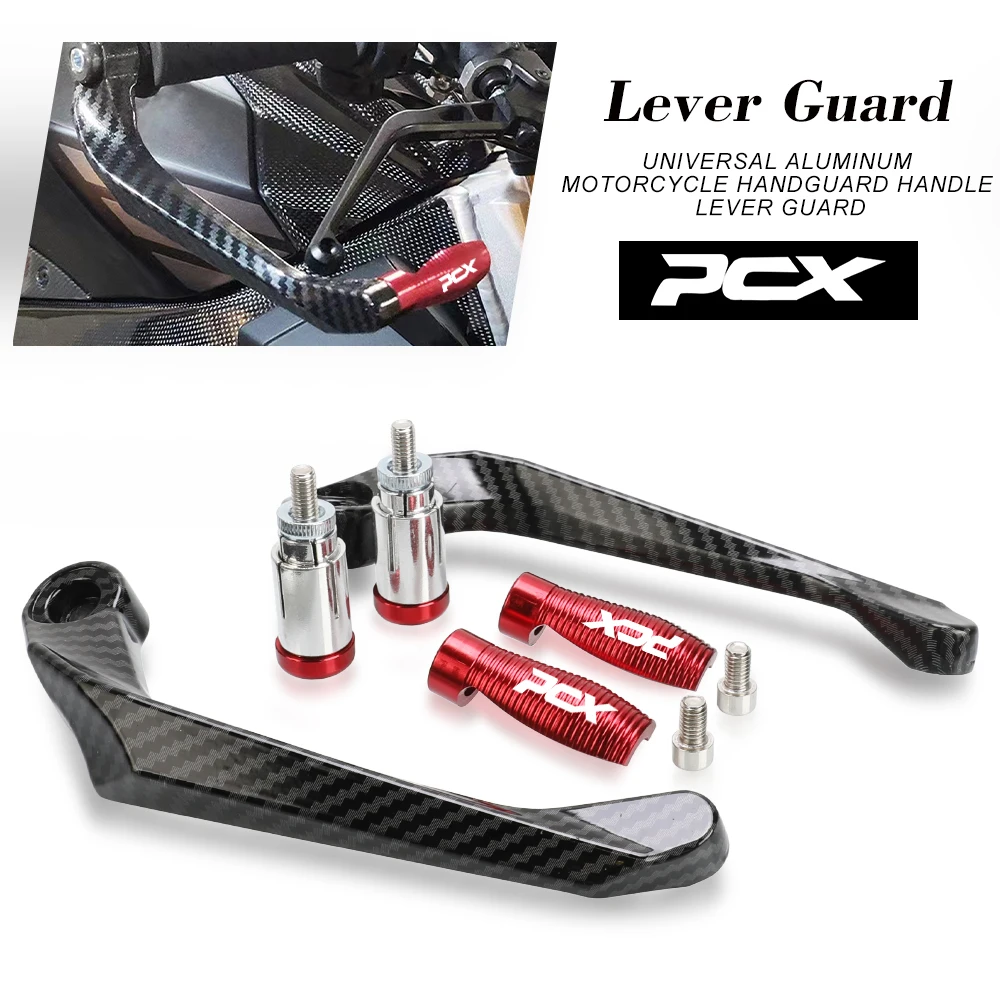

Motorcycle CNC Guard Brake Clutch Levers For HONDA PCX 125 PCX125 PCX 150 PCX150 2010-2020 LOGO ''PCX'' Handle Guard Protector