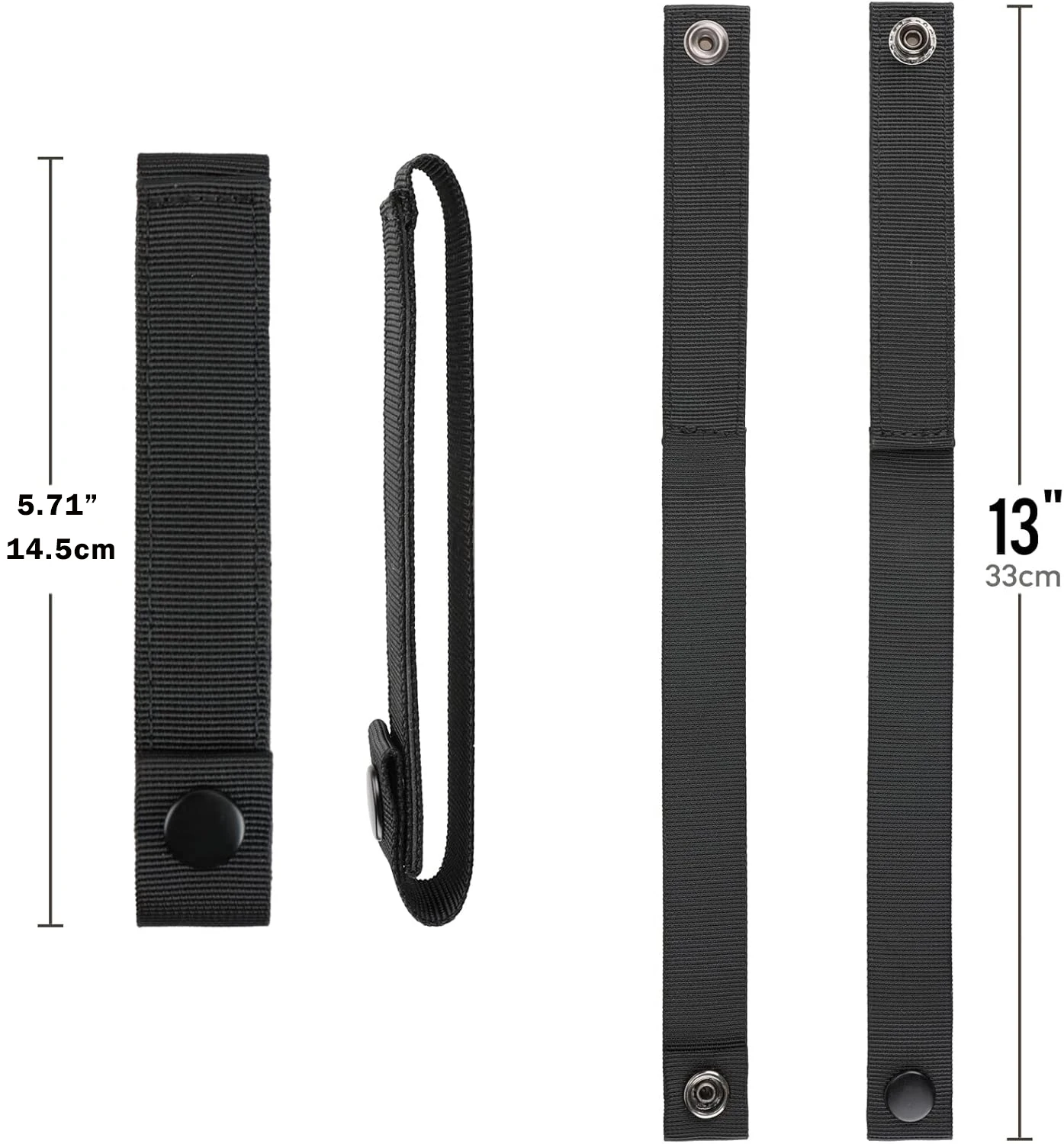 Outdoor Molle Straps Tactical Bag Nylon Strap Webbing Vest Attachment Snap Buckle Molle Webbing Straps Backpack Accessories