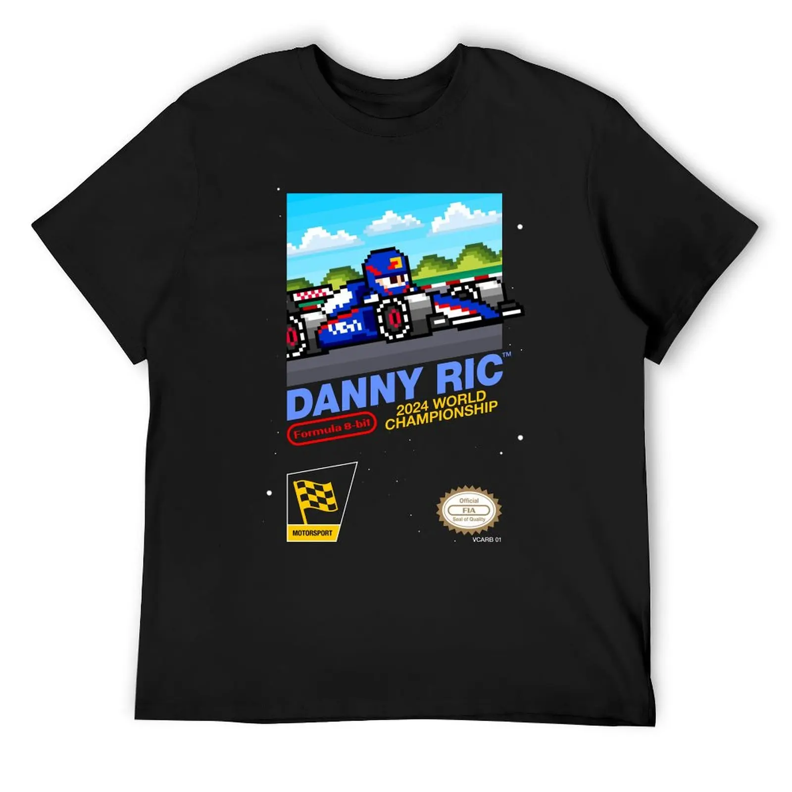 Daniel Ricciardo 2024 Formula 1 F1 Videogame T-Shirt T-shirts oversize customs blue archive mens graphic t-shirts funny