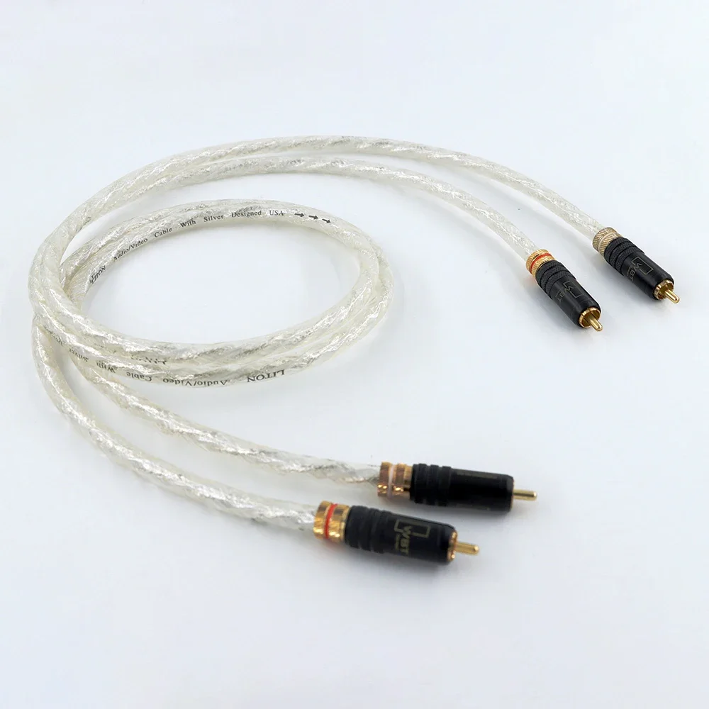 كابل XLR متوازن لموصل مطلي بالفضة من الدرجة المرجعية - حماية EMI مزدوجة الطبقة ومحطات WBT ​