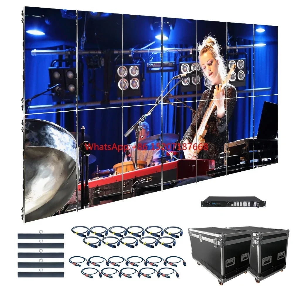 500X500Mm 7680Hz P2.6 2.6Mm Led Display Virtual Led Screen Trade Show Rental Indoor Led Video Wall Never Black Screen