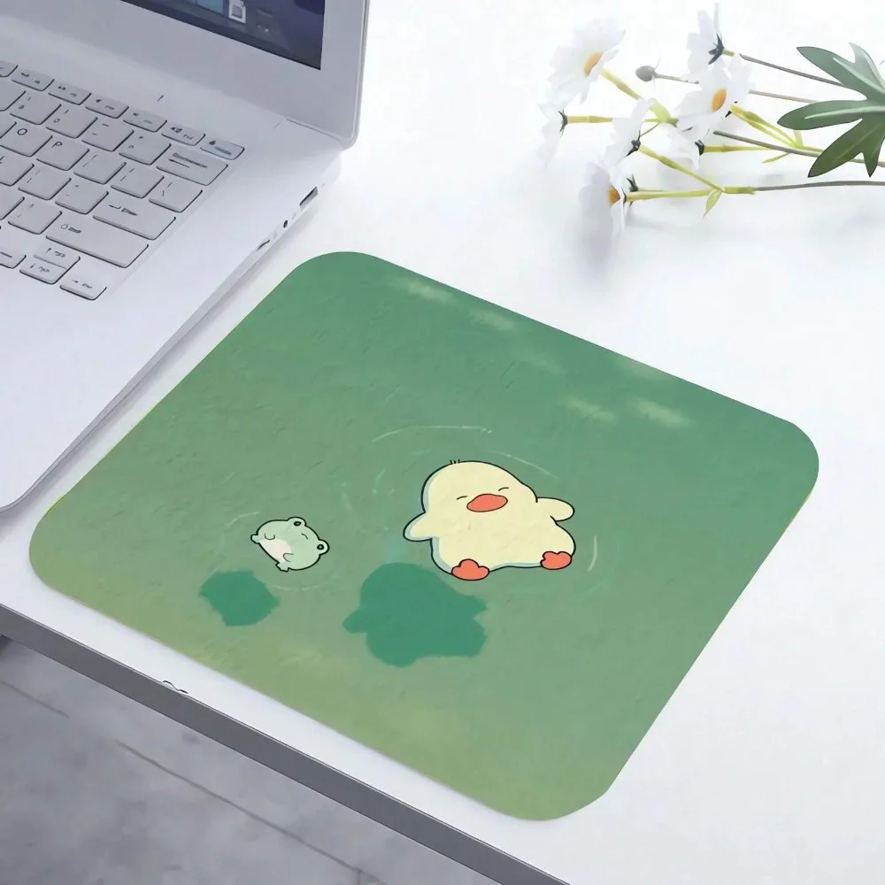Fun Cute Small Mini Travel Mouse Pad | Non-Slip Rubber Base for Laptop Office Home Study Gaming Kids