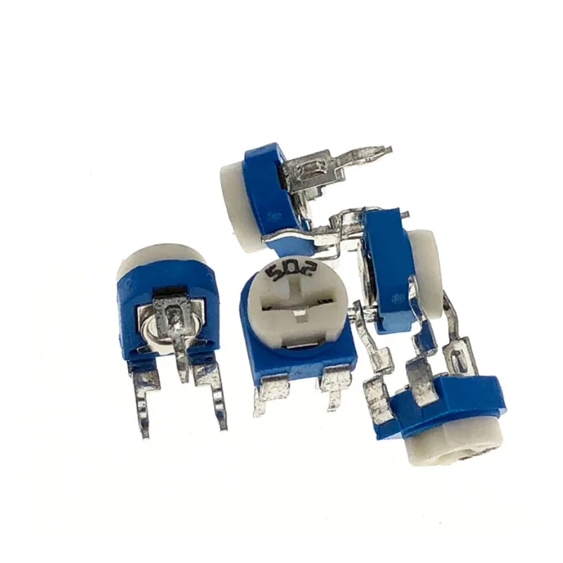 65 قطعة مقياس الجهد بالتشذيب RM065 مقاومة قابلة للتعديل 100R-1M الجهد 1K 5K 10K 20K 50K 100K 500K 1M المقاومات المتغيرة #5