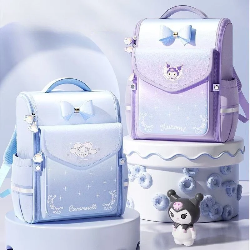 

Новый стильный школьный рюкзак Sanrio Hello Kitty для девочек, хлопковый, водонепроницаемый, с защитой спины, 2026 года, милый дизайн