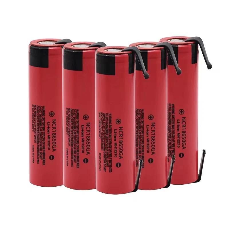 Panasonic genuine 18650ga 20A discharge 3.7V 3500mah battery toy flashlight rechargeable battery flat lithium battery + nickel