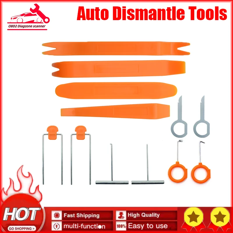 Auto Dismantle Tools Plastic Audio Door Clip Panel Trim Dash Automobile Removal Repair Fastener Car Accessories Refit Set