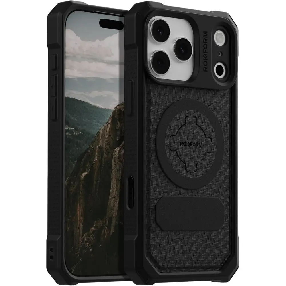

Durable iPhone 17 Pro Max Case with Magnetic Black Cover