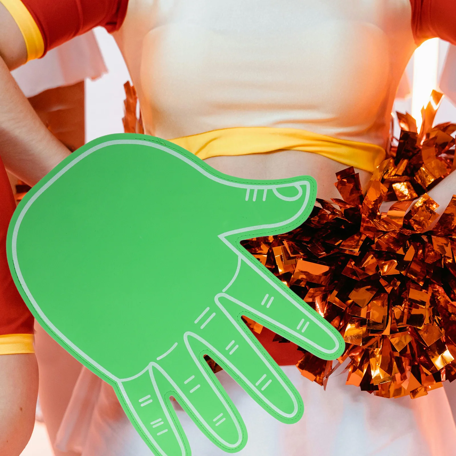 

Large Eva Foam Cheerleading Hand Glove Finger Prop for Sports Events Parties Celebrations Comfortable Cheering Supplies