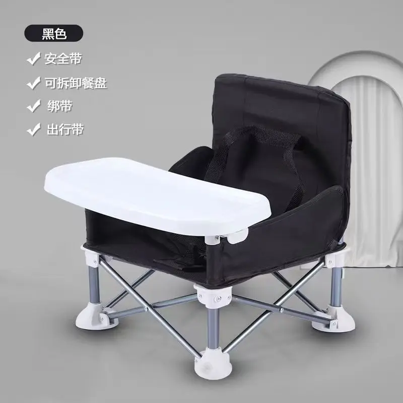 Silla de comedor para bebé, mesa y asiento portátiles plegables, silla de comedor para niños