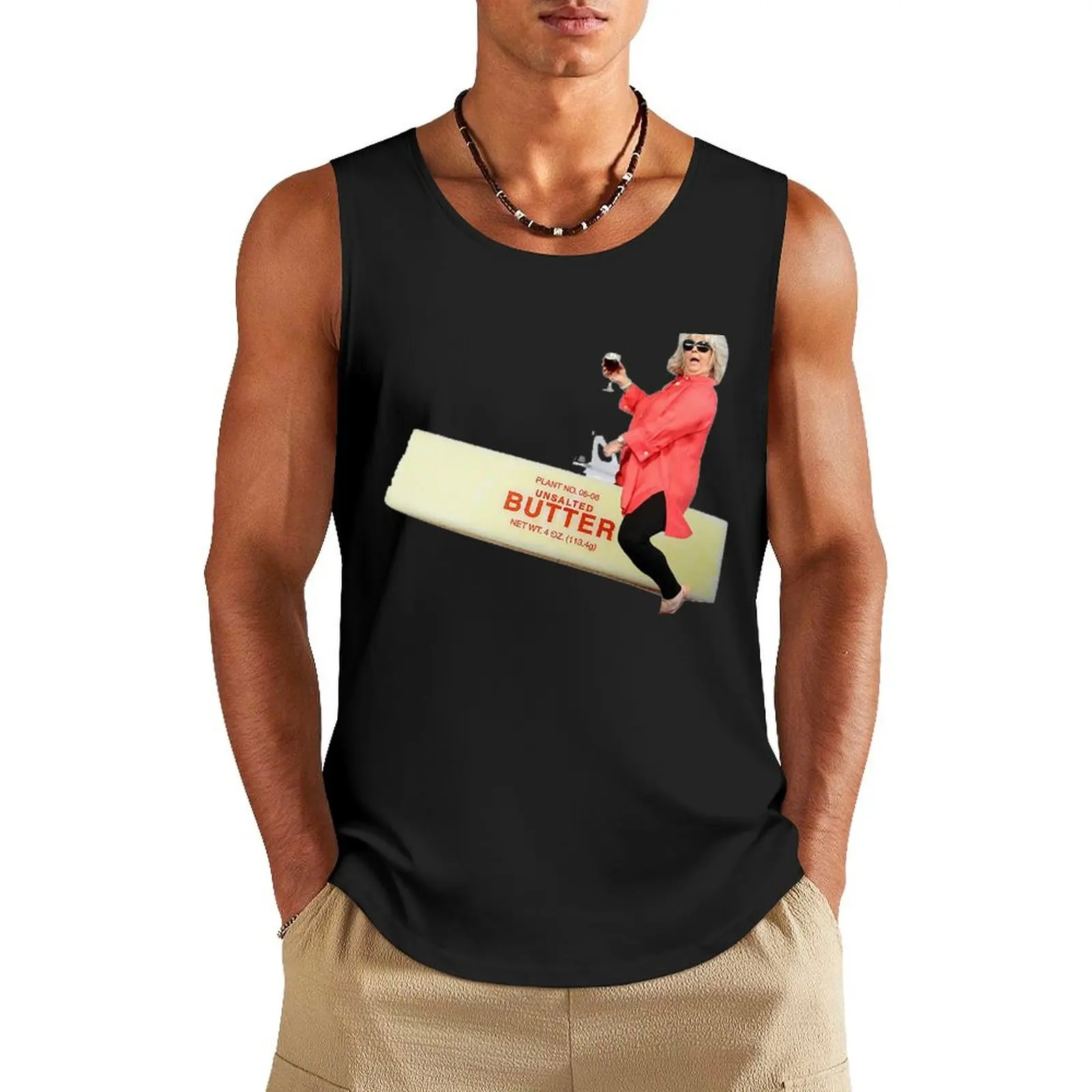 

Paula deen riding butter Tank Top summer clothes for men summer clothes man 2024 Men's sleeveless gym shirts gym