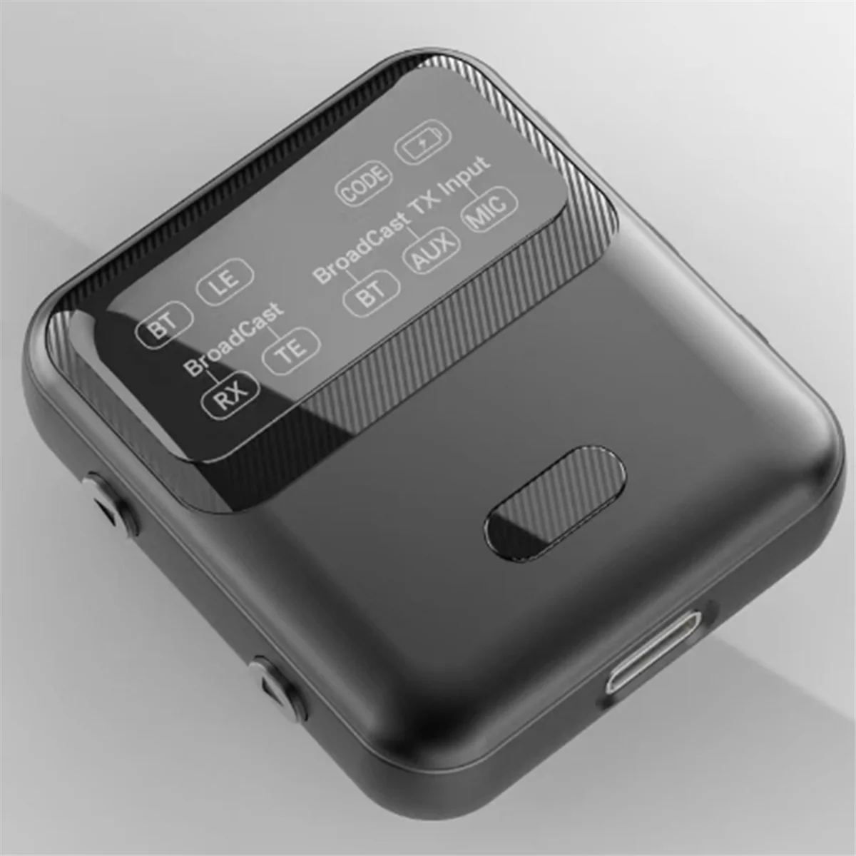 جهاز إرسال واستقبال الصوت A20M Bluetooth 5.4 LE Audio، بث 1TX إلى 100+ مشاركة أجهزة RX، تصميم مشبك