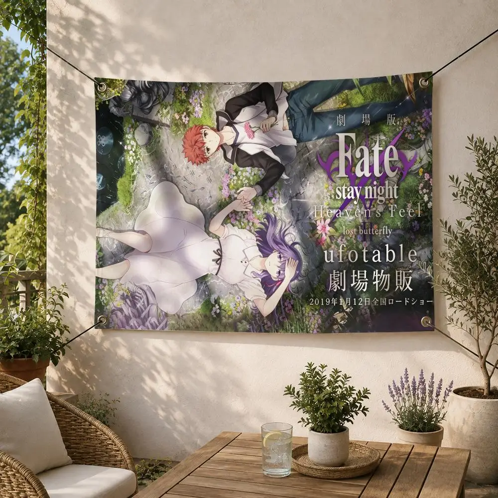 Game Anime F-Fate/Grand Order RPG Flags Decorative Flag Banner for Outdoor Garden Yard Camping Party Home Wall Hanging Decor