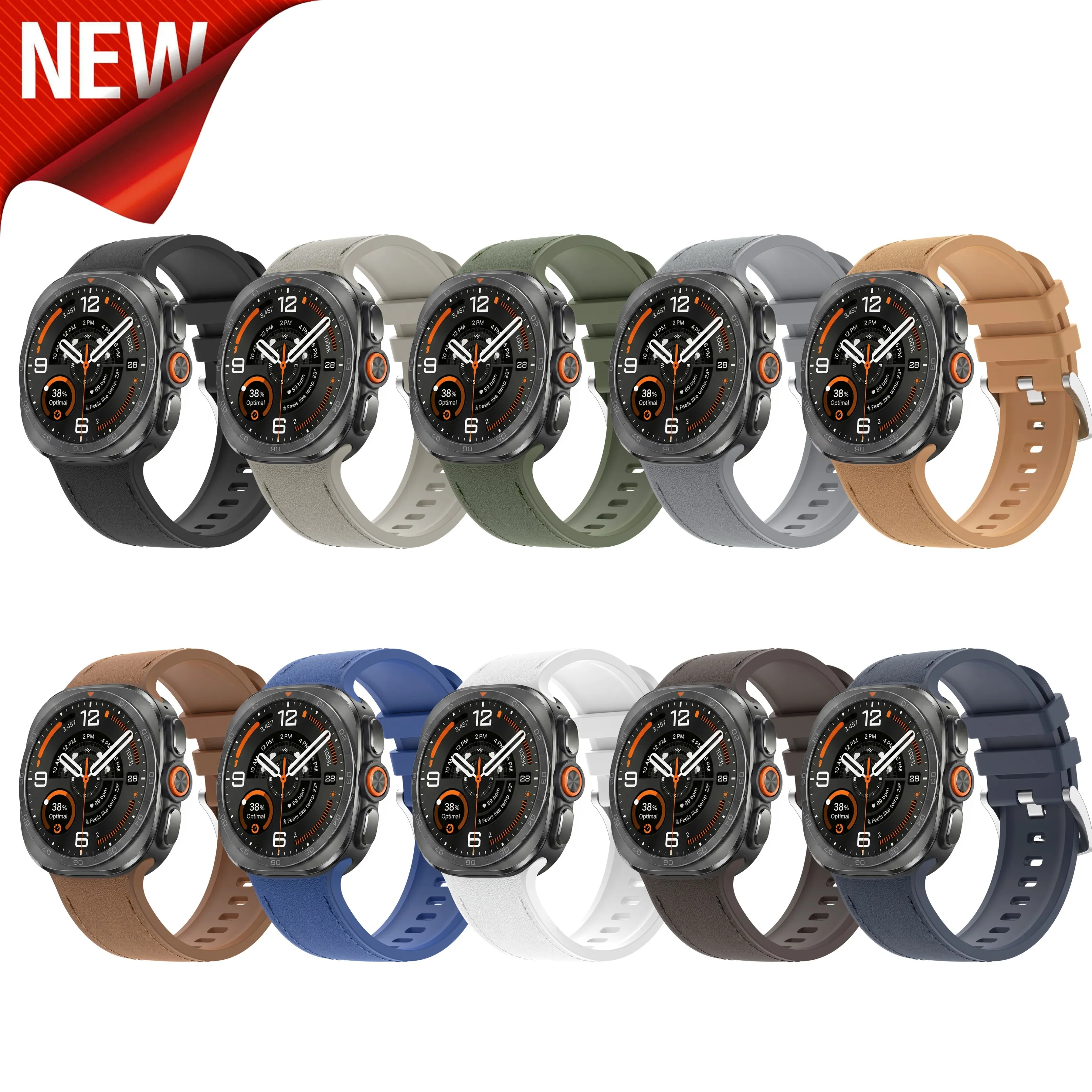 Tali Silikon Resmi untuk Samsu - Samsung Smartwatch Ultra Accessories ulasan dan harga