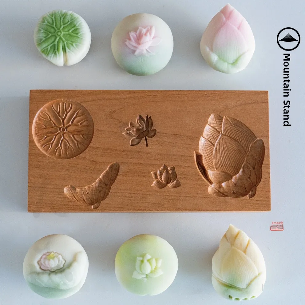 

Японская форма для печати Sle мандарина и лотоса Le, инструмент для выпечки для кухни и приготовления пищи своими руками