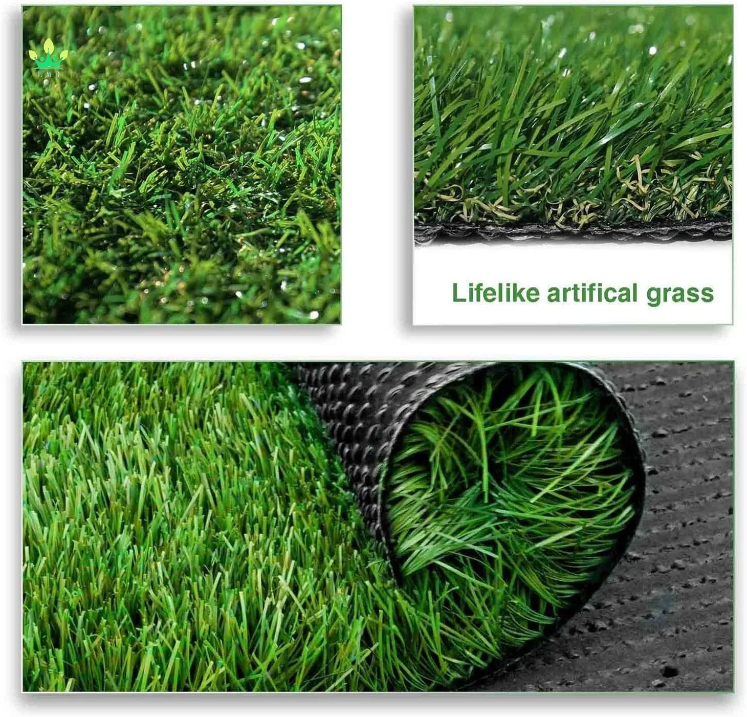 2026 Customized Indoor/Outdoor Artificial Grass Turf Rug Durable Synthetic Lawn for Garden Landscape Volleyball Customized Artif