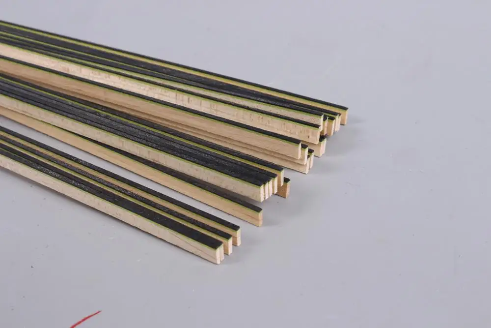 25 Strip Luthier Purfing Binding Marquetry Inlay Solid Wood 420x6x1.5mm Guitar parts#172