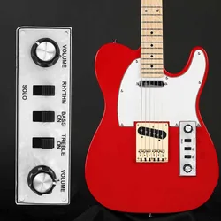 Kit de cableado precargado para guitarra con perlas blancas