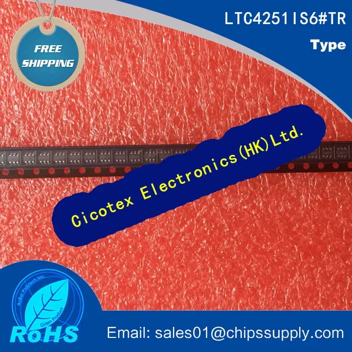 3pcs/lot LTC4251IS6#TR 4251 SOT23-6 IC CTRLR HOTSWAP NEGVOLT SOT23-6