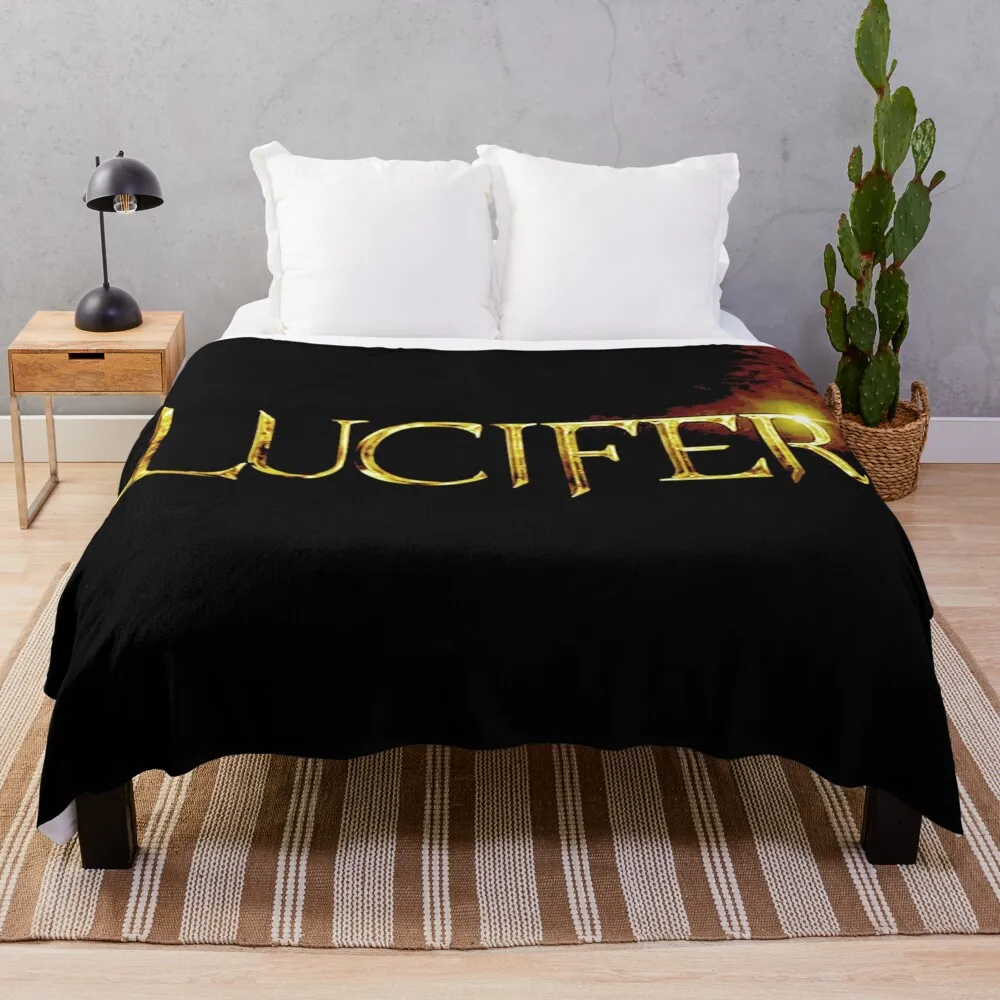 

LUCIFER! Throw Blanket wednesday Flannel Fabric Baby Blanket