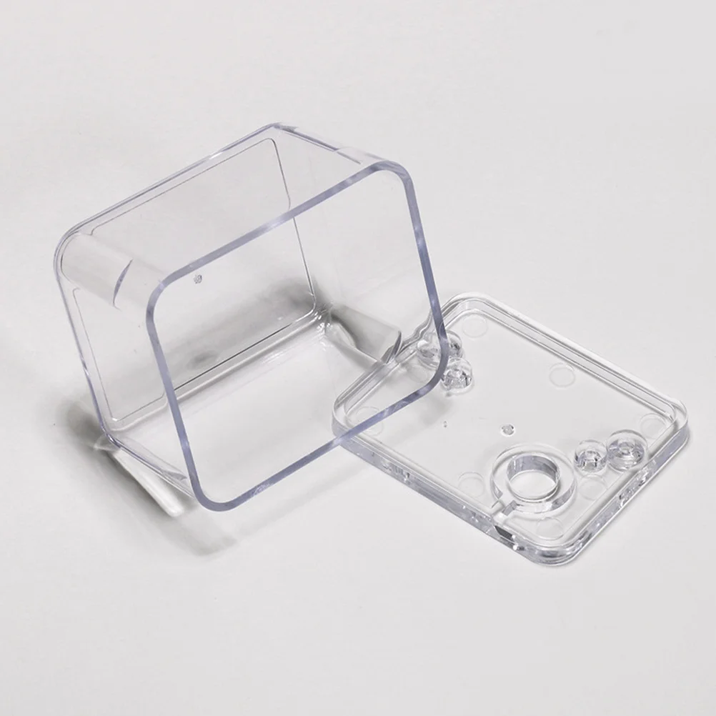 

3Pcs Transparent Music Box DIY Kit with Clear Plastic Case Wind Up Mechanism for Home Decor and Craft Projects Acrylic Musical