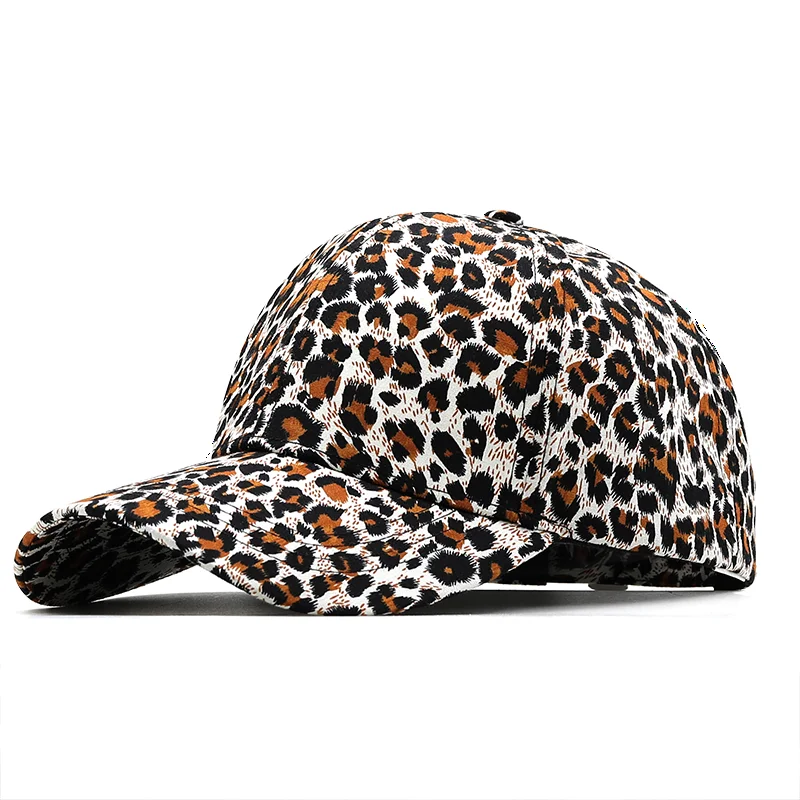 Unisex Leopard Print Zebra Print Baseball Cap Hip Hop Cap Men's Women's Animal Print Sun Hat Adjustable fishing Cap Gorras