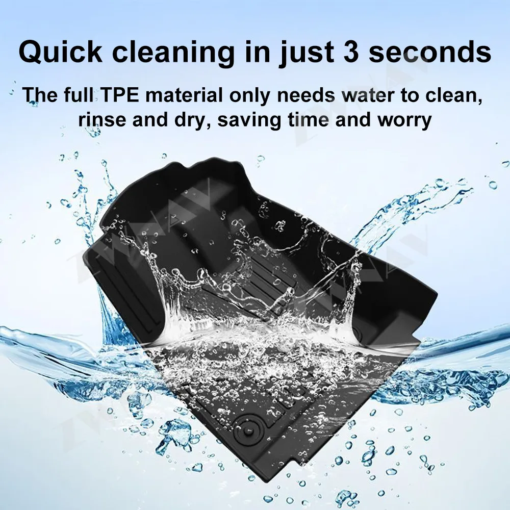 

For Ford F150 F250 F350 Raptor 2015-2024 TPE Waterproof And Wear-resistant Customized 7-Seater Car Floor Mat Non-slip Carpet