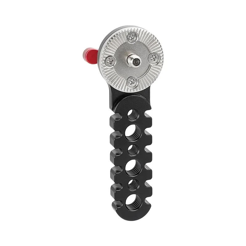 ARRI Universal Extension Arm Jagged Style Rosette Mount M6 Thread Screw Black Knob For DSLR Camera Cage Rig