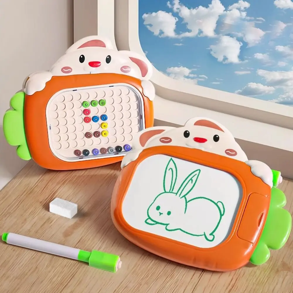 لوحة رسم 2 في 1 على شكل حيوانات كرتونية متعددة الألوان لوحة رسم بلاستيكية على شكل ديناصور كلب أرنب لعبة فرز الألوان للتعليم المبكر #3