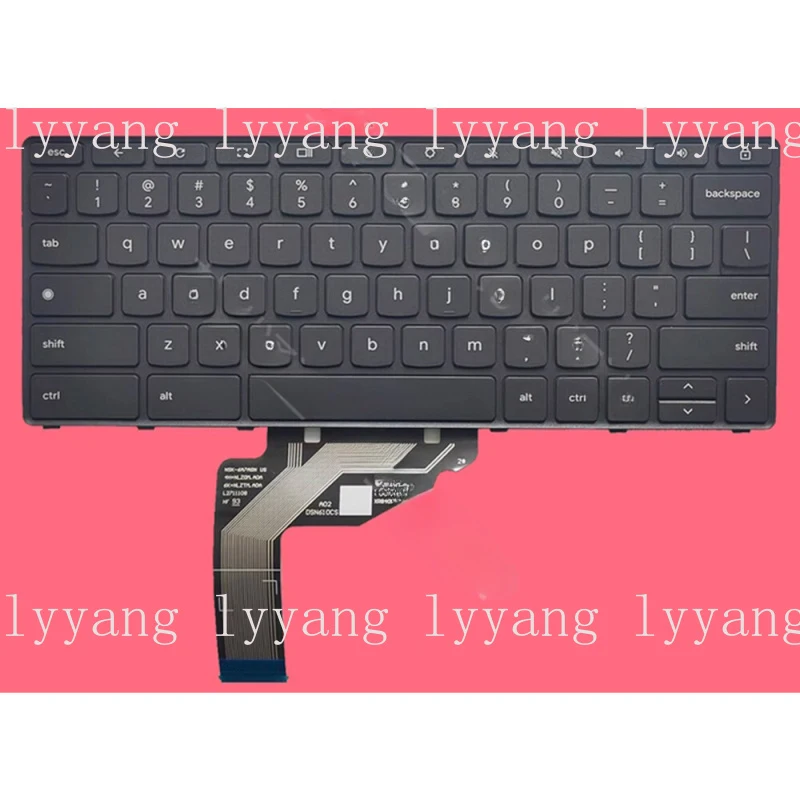 

f For Lenovo 300E Yoga Chromebook Gen4 Laptop US Keyboard Replacement 5N21L44029