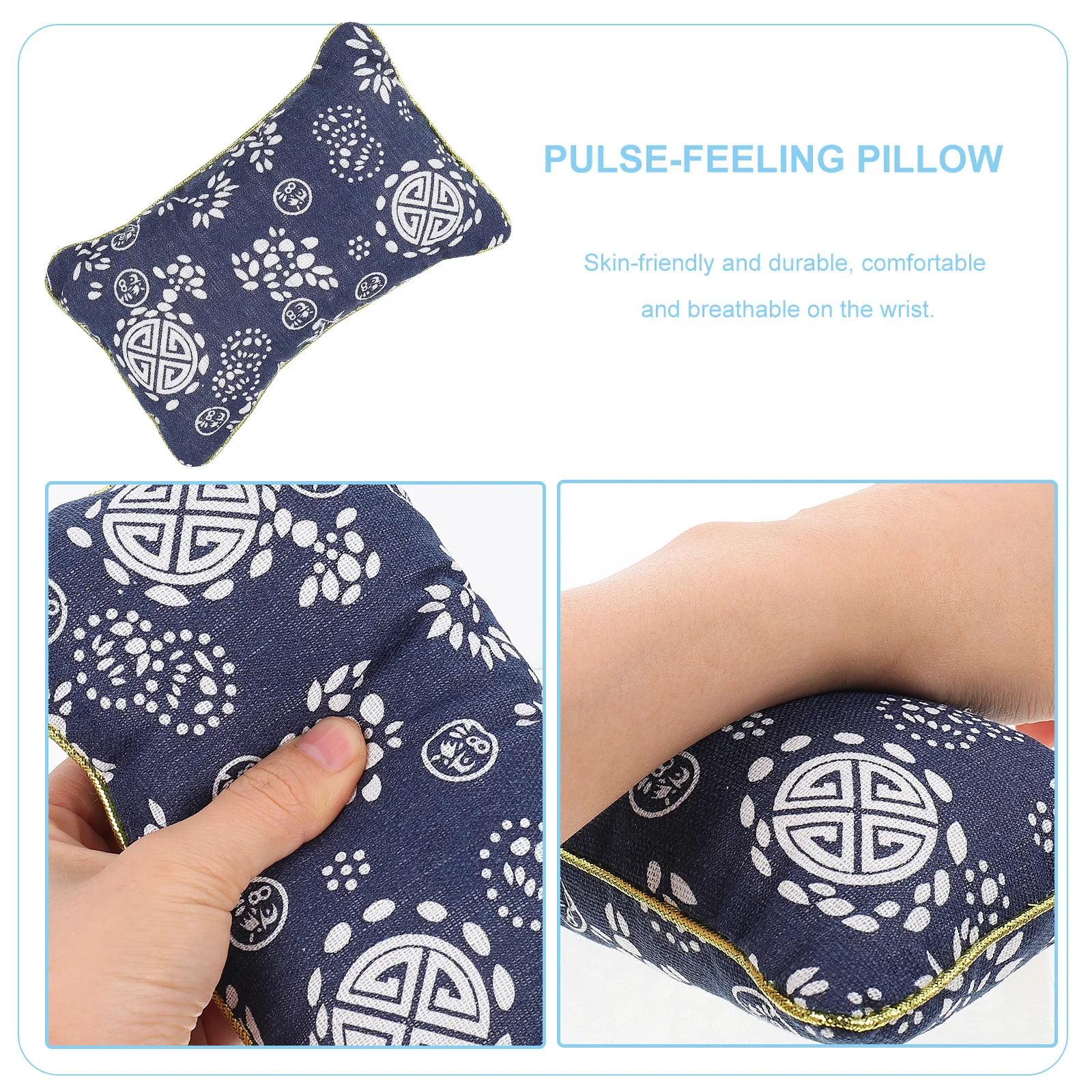 

2Pcs Professional Pulse Pillows Cotton Portable Diagnosis Pillow for Hospital Clinic Traditional Chinese Medicine Pulse