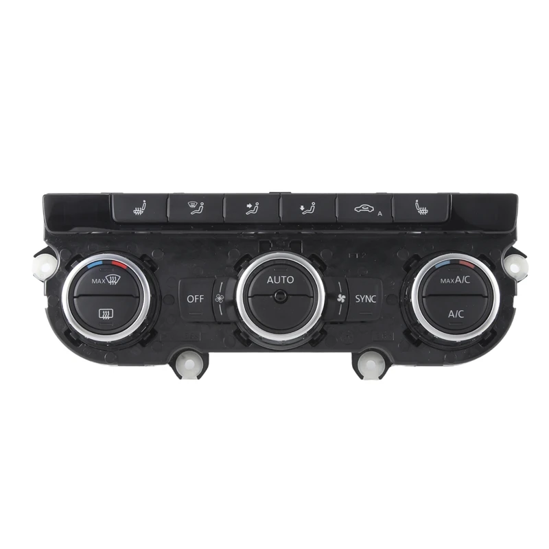 Car Air Condition Control Switch Panel AC Seat Heater Switch For VW Passat B7 CC Tiguan Golf 6