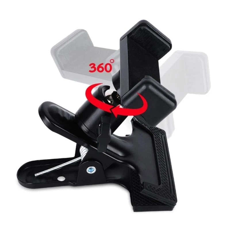 Guitar Headstock Cell Phone Clamp Clip Mount for Most Models 2.16in-2.95in Phone