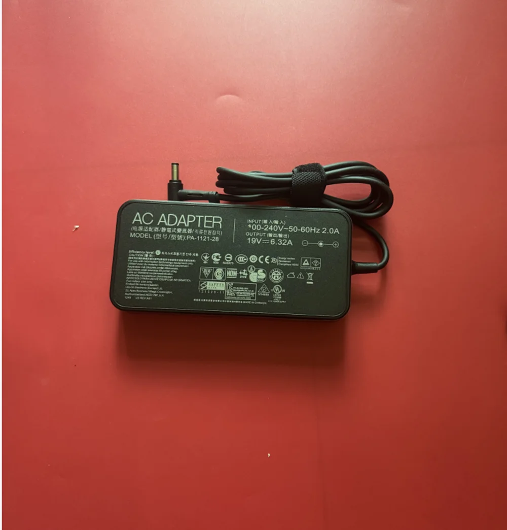 ل Asus محمول التيار المتناوب محول 19 فولت 6.32A 120 واط 5.5 × 2.5 مللي متر PA-1121-28 FX50J ZX50JX A550J FX86F YX570Z #2