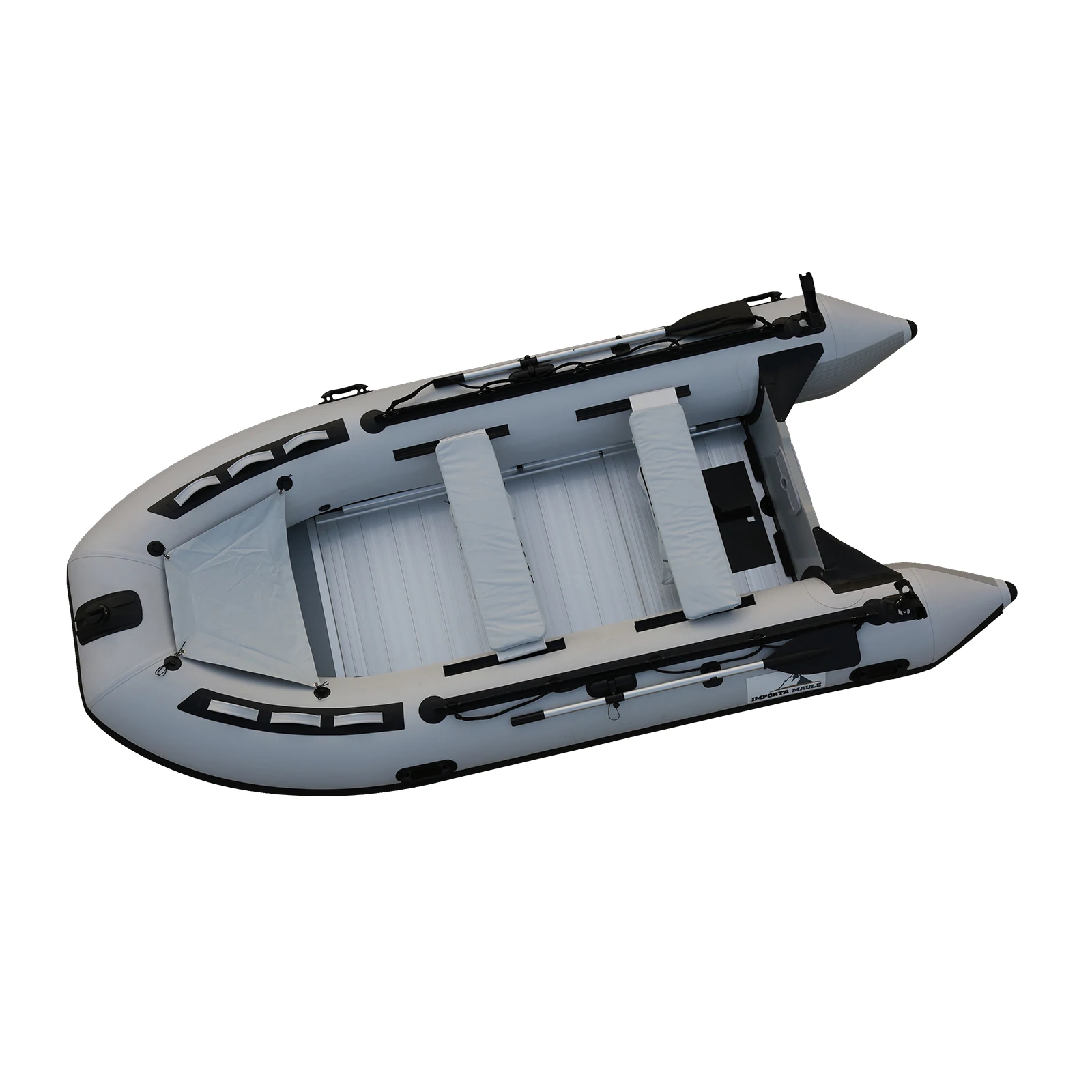 Qingdao Haohai 3.8 متر تجمع Hypalon الرياضة المقصورة كروزر جامدة الركاب البلاستيكية الصيد قارب قابل للنفخ للمياه