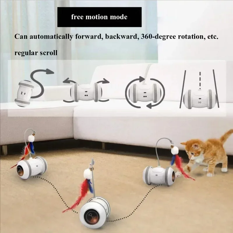 Cats Toys Intelligent Electric Toys Self-Healing Automatic Balance Car Pet Supplies Interactive Cat Toy