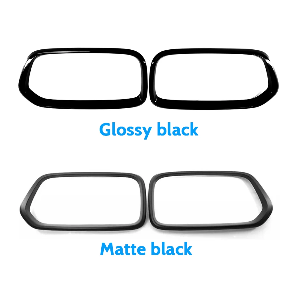 2Pcs Front Bumper Grill Frame Cover Trim Replacement for BMW X2 F39 2020-2022 Car Stying Accessories 51712455246 51712455247