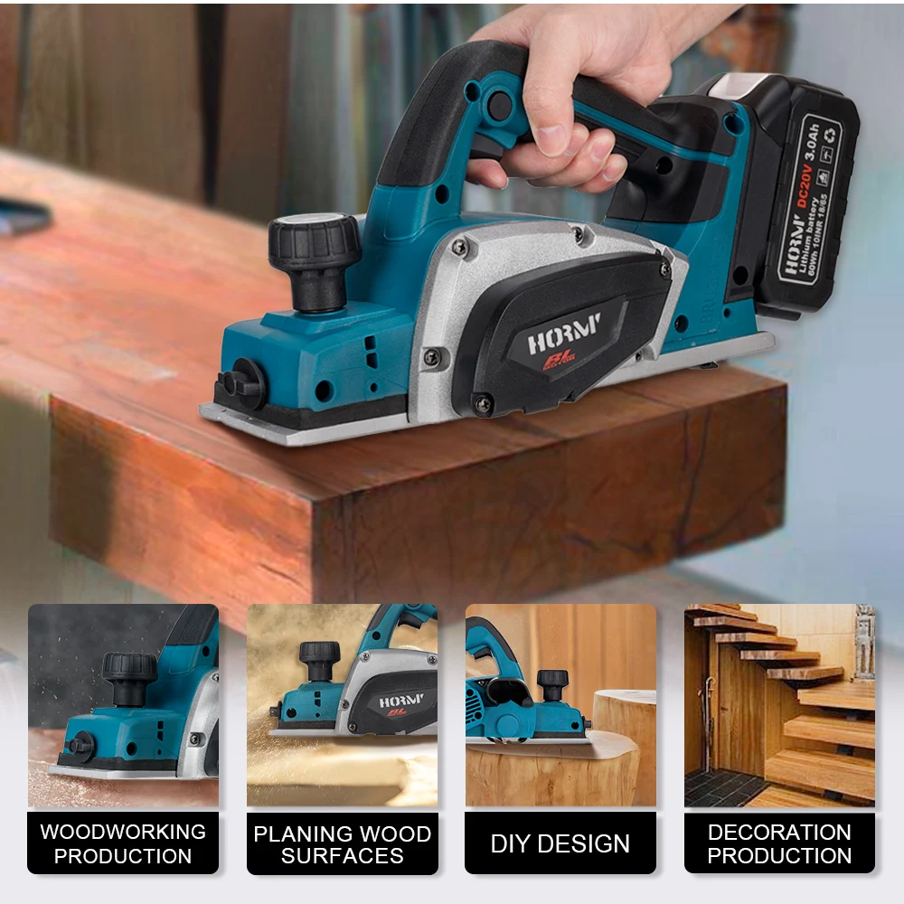 15000RPM brushless Elektromos Gyalu cordless Elektromos kezét Gyalu woodworking Köpönyegforgató Aprítás gravírozó Munkaeszköz számára makita Akkumulátor