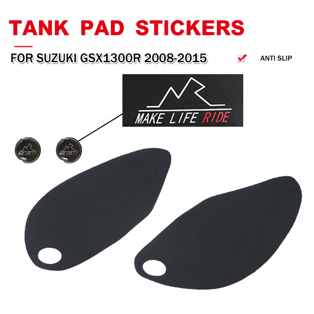 

For SUZUKI GSX1300R GSX 1300R GSX1300 R 2008-2013 2014 2015 Motorcycle Tank Traction Anti Slip Sticker Side Gas Knee Grip Decals