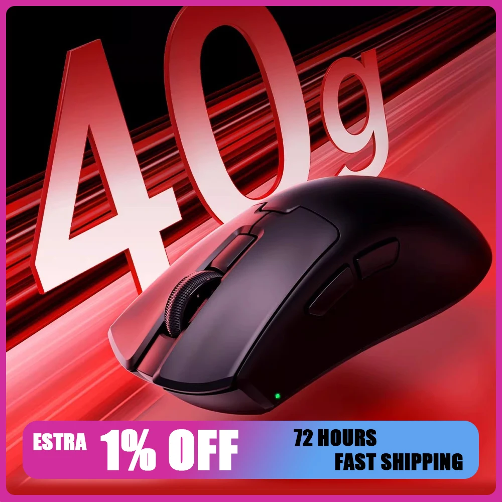 

DeLUX M900mini Gaming Mouse 26000DPI PAW3395 Rate Wireless Mouse 3950 BK3633 Chip Light Weight For CSGO PC Accessories Gifts