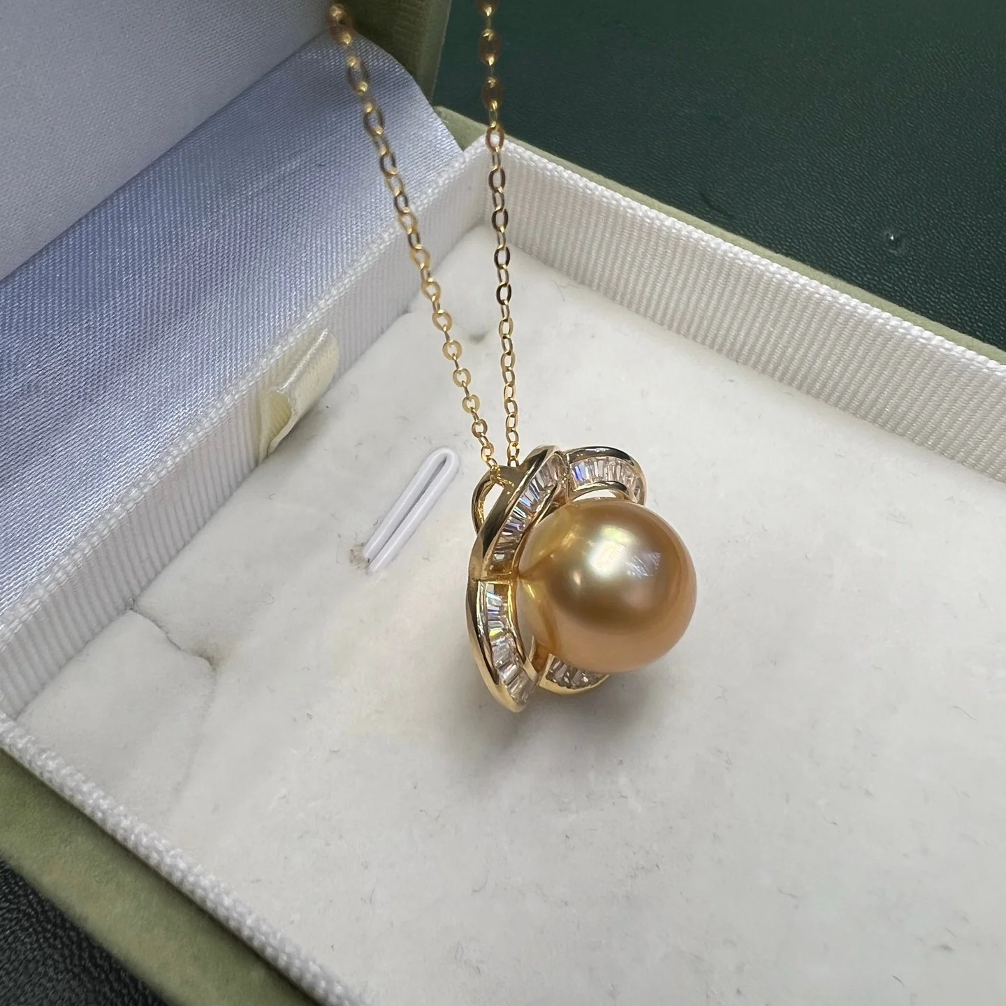 Natural Real Pearl Freshwater Cultured Handmade Beaded Chain Pendant Choker Akoya Pearl Necklace