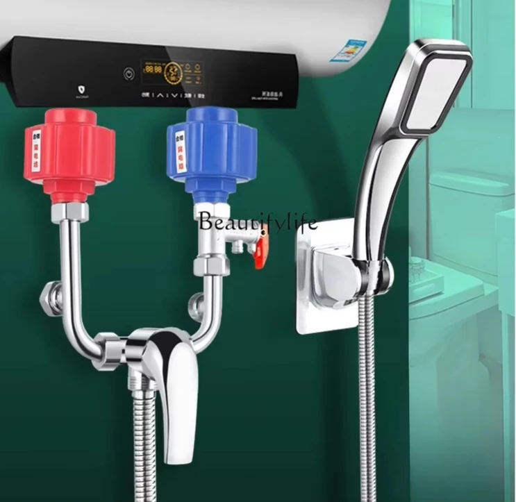 

*Water Heater Mixing Valve Hot and Cold Accessories Universal Shower Hybrid Switch U-Shaped Valve
