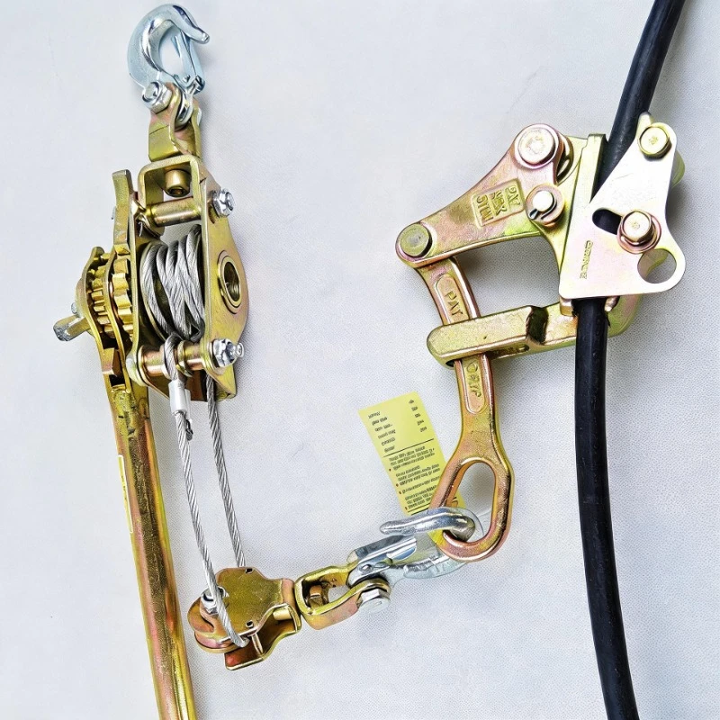 Japanese‑Style Cable Grip 1T 2T 3T Multi‑Function Pulling Clamp for Wire Rope & Steel Strand Power Construction Tool