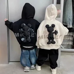 Boys' 3D Doll Coat Spring and Autumn 2024 New Style Children's Handsome and Fashionable Hoodie BabySpring and Autumn Top