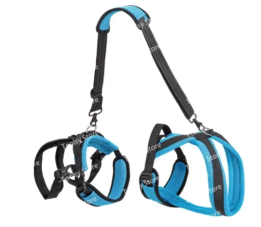 Dog Front and Rear Auxiliary Harness Pet Front and Rear Leg Integrated Harness Leash
