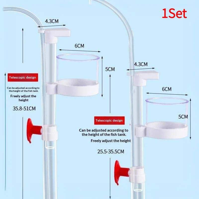 #1Set Air Lift Toilet, Fish Tank, Fecal Suction Tool, Water Circulation System, Fish Stool Cleaning Artifact, Special Stool