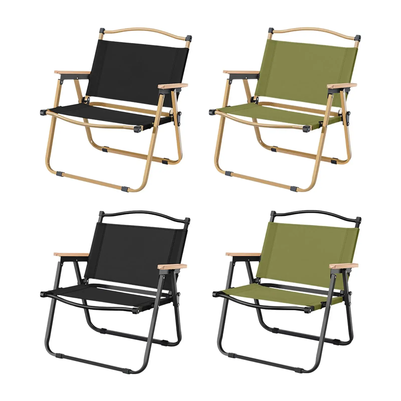 

Folded Camping Chair Camp Sports Heavy Duty Travel Waterproof Fishing Seat