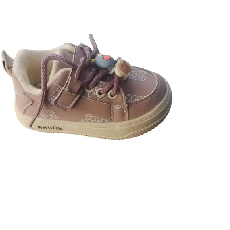 Boys and Girls Ermian Shoes Autumn and Winter New Children's Sneaker Baby Leisure Board Shoes