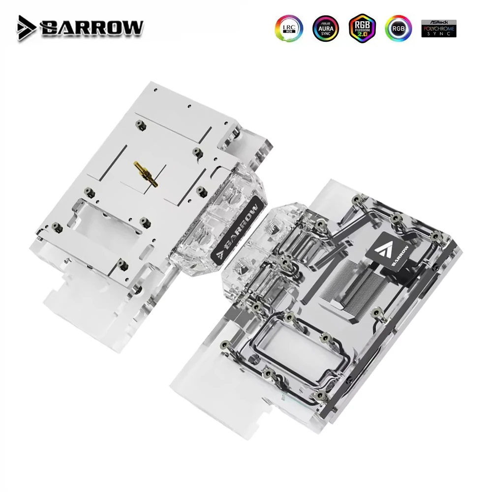 バロー GPU ウォーターブロック MSI GTX 1070 AERO ITX 8G OC グラフィックスカードクーラー 5V ARGB 3PIN AURA SYNC MSA1070I-PA