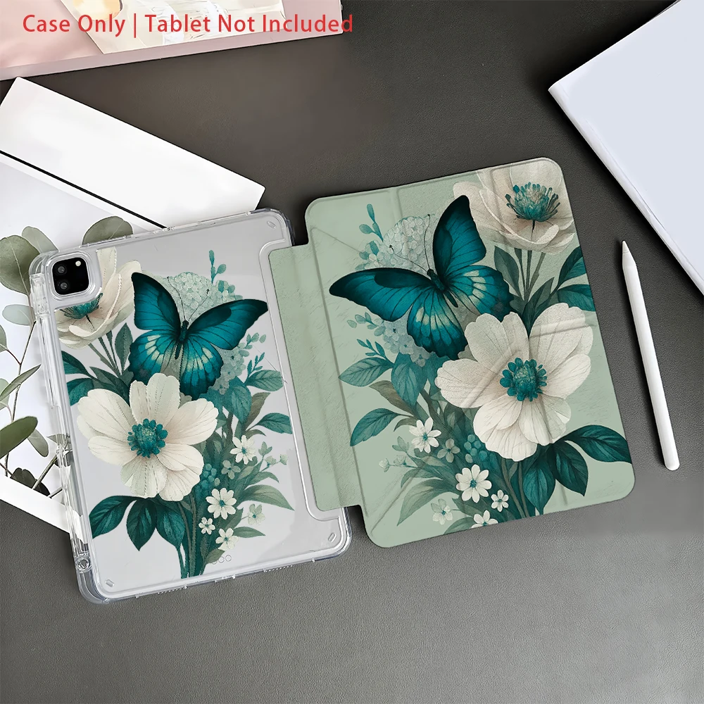 حافظة لجهاز سامسونج، حافظة كمبيوتر لوحي قابلة للطي متوافقة مع سامسونج لجهاز جالاكسي تاب S7/S8/S9